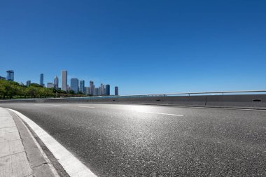 modern şehir Chicago asfalt karayolu