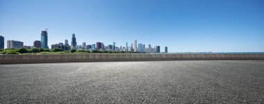 modern şehir Chicago asfalt karayolu