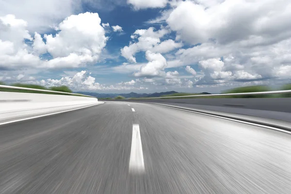 Blurred Motion Highway Country Side — Stock Photo, Image