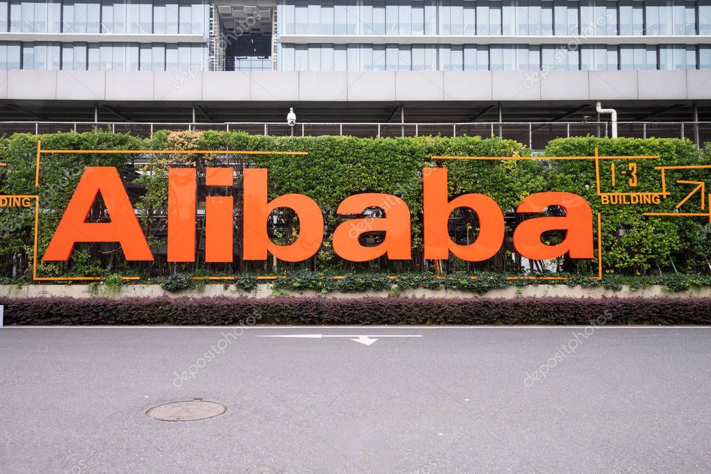 Hangzhou, China - September 10th, 2018: Alibaba Group location in Hangzhou, Zhejiang. Alibaba Group Holding Limited is a Chinese e-commerce company founded in 1999 by Jack Ma. It serves worldwide.