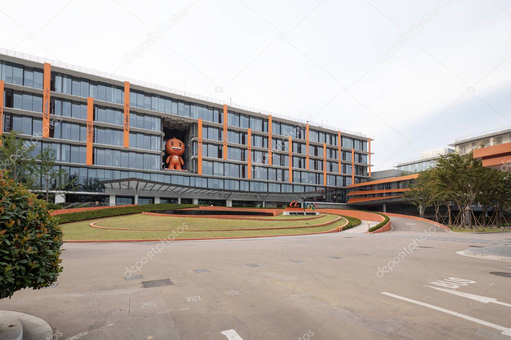 Hangzhou, China - September 10th, 2018: Alibaba Group location in Hangzhou, Zhejiang. Alibaba Group Holding Limited is a Chinese e-commerce company founded in 1999 by Jack Ma. It serves worldwide.
