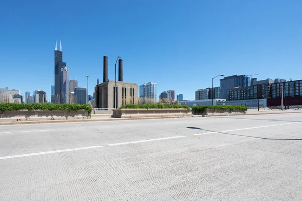 Empty Street Modern City — Stock Photo, Image