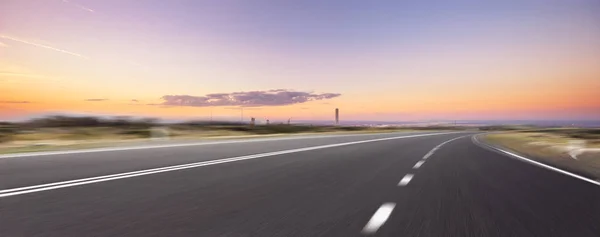 Empty Highway Modern City — Stock Photo, Image