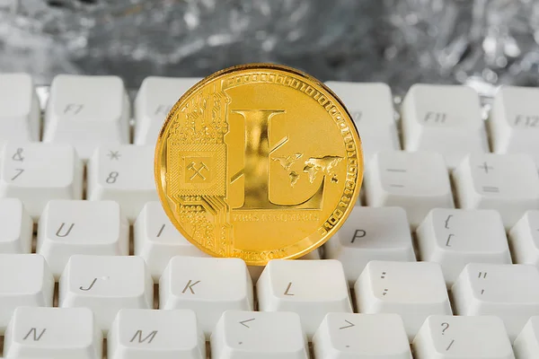 Bitcoin Criptomoneda Digital Bit Coin Btc Moneda Tecnología Negocios Internet — Foto de Stock