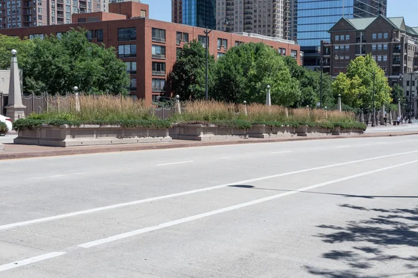 Empty Street Modern City — Stock Photo, Image