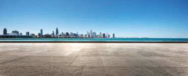 şehir manzarası ile boş yere 