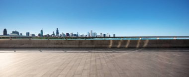 şehir manzarası ile boş yere 