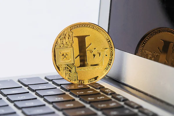 Bitcoin Criptomoneda Digital Bit Coin Btc Moneda Tecnología Negocios Internet — Foto de Stock