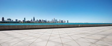 şehir manzarası ile boş yere 