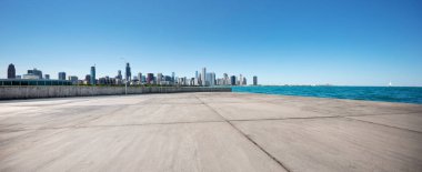 şehir manzarası ile boş yere 