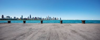 şehir manzarası ile boş yere 