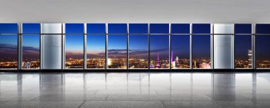 New York'ta modern cityscape ile boş yere