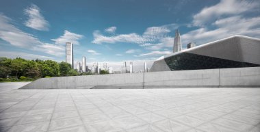 modern cityscape Shenzhen ile boş yere