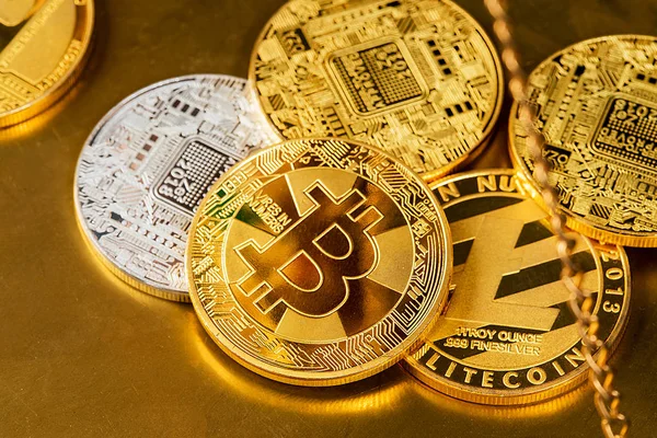 Bitcoin Cryptocurrency Digital Bit Coin Btc Νόμισμα Τεχνολογία Business Internet — Φωτογραφία Αρχείου
