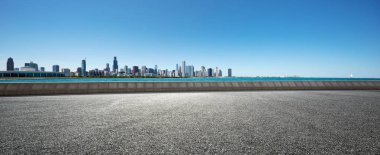 şehir manzarası ile boş yere 