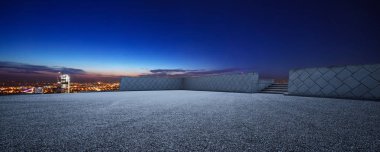 New York'ta modern cityscape ile boş yere