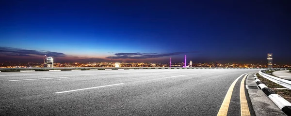 Piso Vacío Con Paisaje Urbano Moderno Nueva York — Foto de Stock