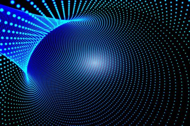 soyut tünel, 3d render