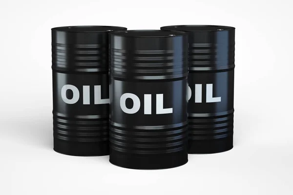 Oil Barrels Render Royalty Free Stock Photos