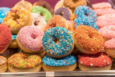 Birçok renkli çeşitli börekler