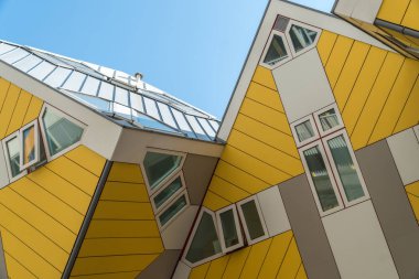 Ayrıntıları küp evler Rotterdam, Hollanda