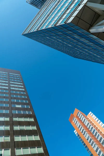 Grattacieli Nel Cielo Blu — Foto Stock