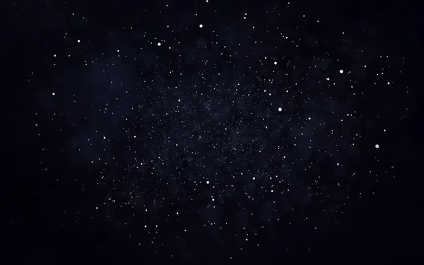 Soyut yıldız tozu parçacık arka plan. 3D çizim