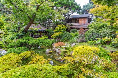Altın Kapı Parkı 'ndaki Japon Çay Bahçesi.