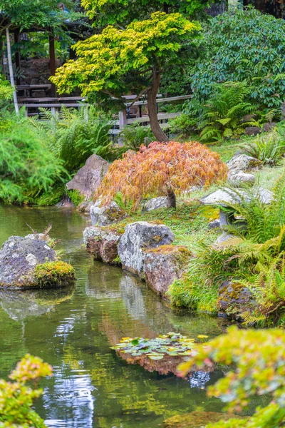 ゴールデンゲートパークの象徴的な日本茶園. — ストック写真