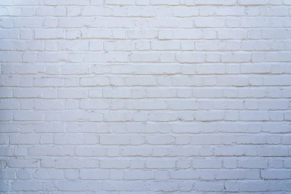 Væg af hvide mursten . - Stock-foto