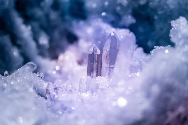 Belo fundo de cristal roxo — Fotografia de Stock