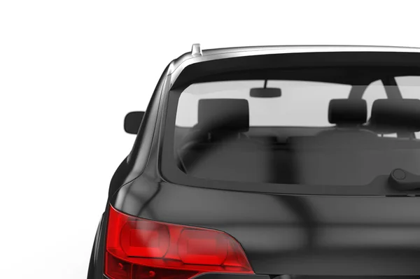 Back Window Car Mockup Illustration — Stock Photo, Image