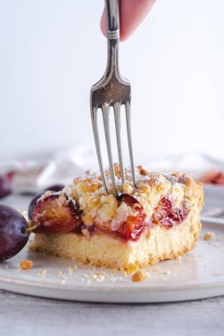 Lezzetli ve taze erik kek kek