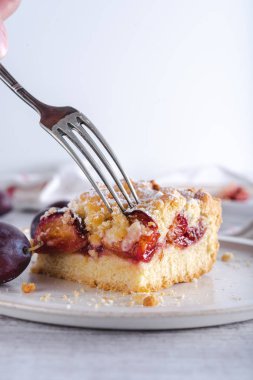 Lezzetli ve taze erik kek kek