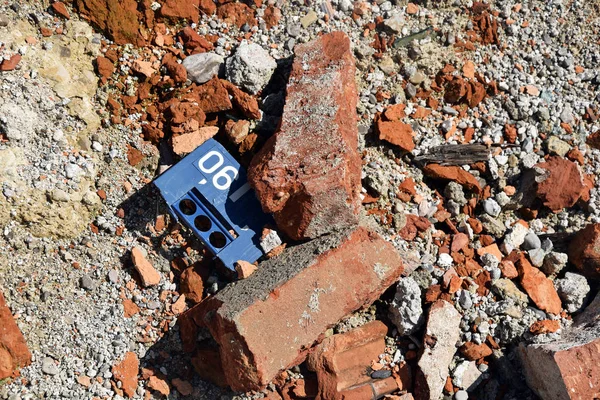 Rubble Demoished House — Stock Photo, Image