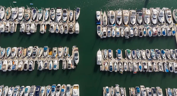 Boote Von Oben Dana Point Kalifornien Stockbild