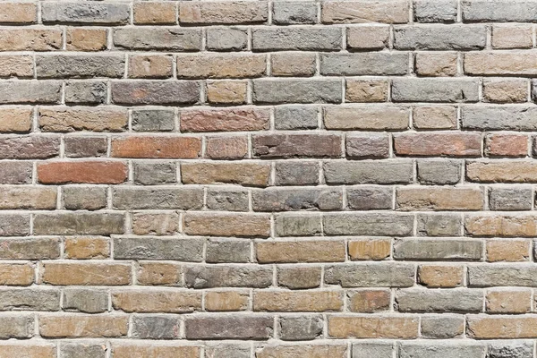 Vecchio Mattone Parete Texture Sfondo Muro Spazzolato Con Una Vernice — Foto Stock