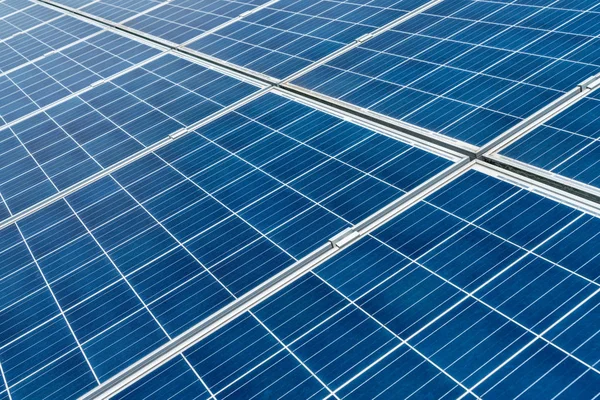 Güneş Panelleri Closeup Yenilenebilir Enerji Arka Plan Dokusu — Stok fotoğraf