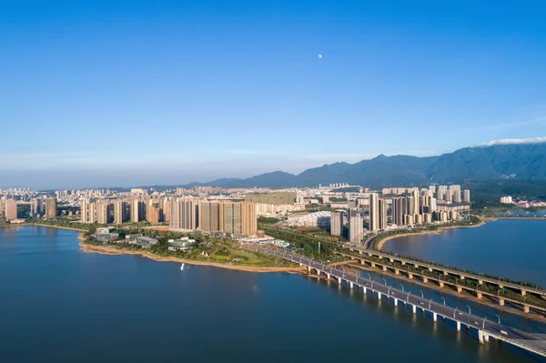 Krásná Jiujiang Panoráma Města Provincie Ťiang Čína — Stock fotografie