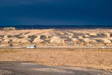 gobi, Doğu Türkistan, Çin petrol sahasını işlem alanı