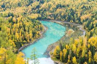 kanas hilal ay bay, Sincan sonbahar manzara