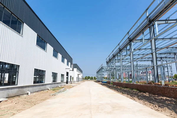 Construção de oficina padrão industrial — Fotografia de Stock