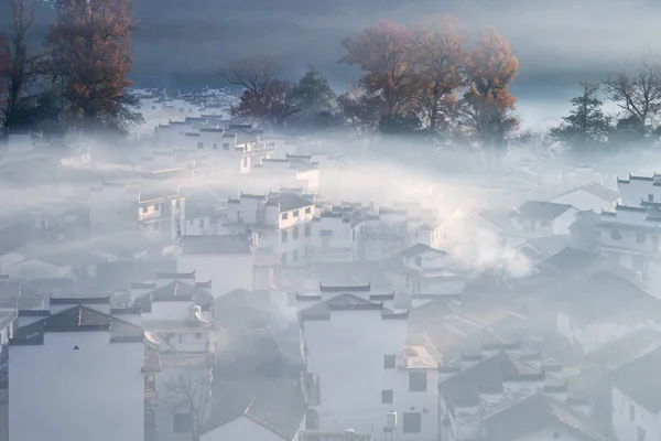 江西省婺源県 秋の美しい石城村で最も美しい田舎 — ストック写真