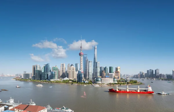 Shanghai skyline y paisaje urbano —  Fotos de Stock