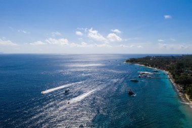 bali adasında mavi deniz manzarası