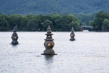 güzel Hangzhou Batı Göl Manzara