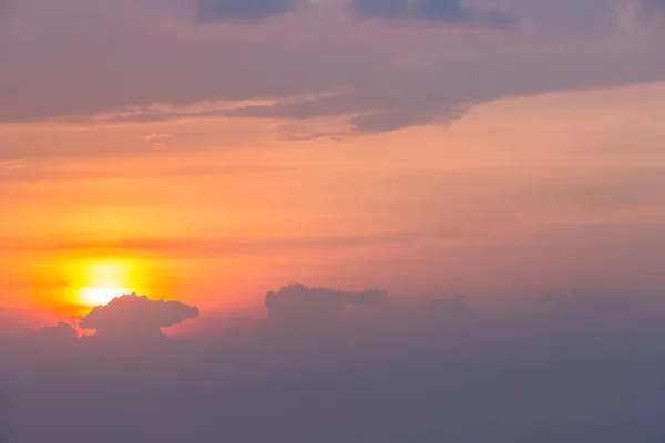 Zachód słońca niebo tło — Zdjęcie stockowe