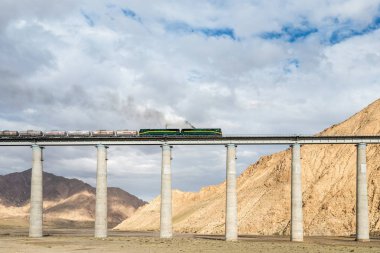 qinghai-tibet demiryolu yakın çekim