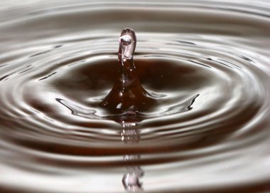 bir damla sıvı sonra su yüzeyinde güzel desenler 