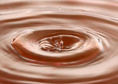 bir damla sıvı sonra su yüzeyinde güzel desenler 